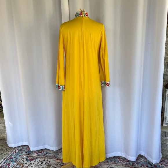 Vintage Vanity fair night gown house maxi long sleeve dress size 14 - Picture 15 of 16